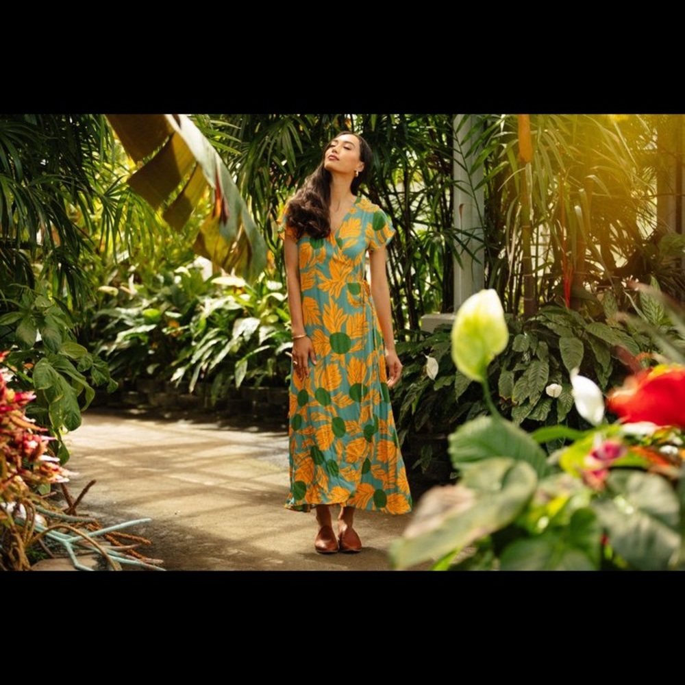 Fighting Eel Ava Sky Drew Wrap Dress - Picture 8 of 8